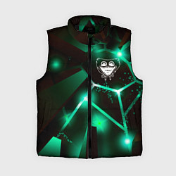 Женский жилет Poppy Playtime разлом плит, цвет: 3D-черный