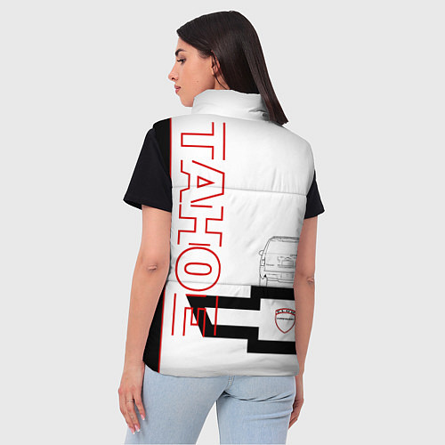 Женский жилет Tahoe club chevrolet / 3D-Красный – фото 4