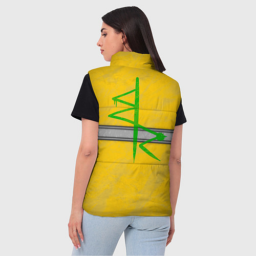 Женский жилет Devid - cyberpunk edgerunners / 3D-Красный – фото 4