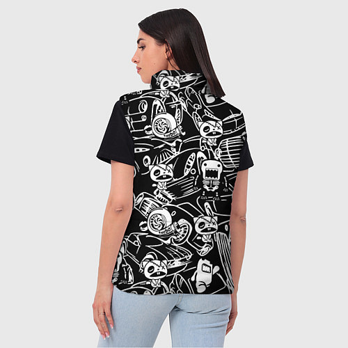 Женский жилет JDM Pattern / 3D-Красный – фото 4