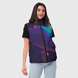 Женский жилет Инопланетный космо-ковбой, цвет: 3D-черный — фото 2