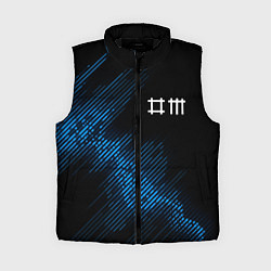 Женский жилет Depeche Mode звуковая волна, цвет: 3D-черный