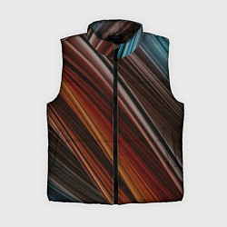 Женский жилет Разноцветные геометрические линии