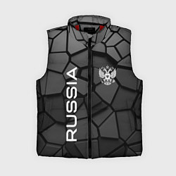 Женский жилет Черная броня Россия, цвет: 3D-красный