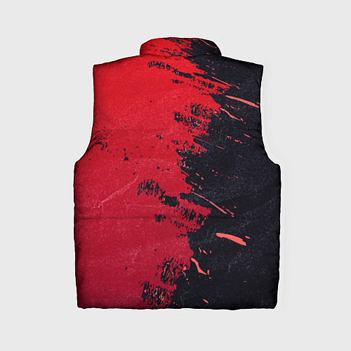 Женский жилет Черное и красное / 3D-Черный – фото 2