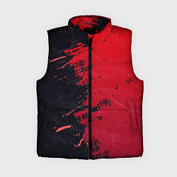 Женский жилет Черное и красное
