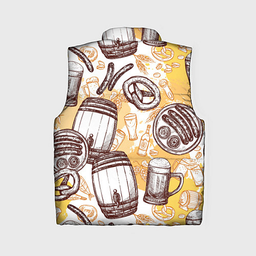 Женский жилет Beer barrels / 3D-Черный – фото 2