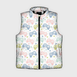 Женский жилет Геймпад в горошек