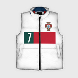 Женский жилет Роналду ЧМ 2022 Португалия выездная, цвет: 3D-красный