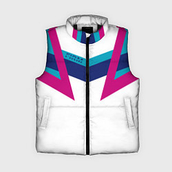 Женский жилет FIRM белый спортик, цвет: 3D-черный