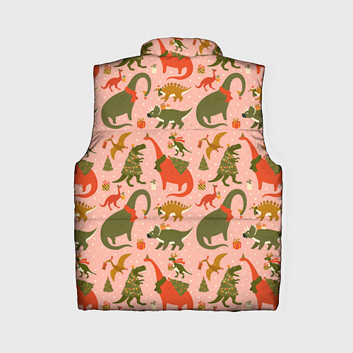 Женский жилет Dinosaurs with gifts / 3D-Светло-серый – фото 2