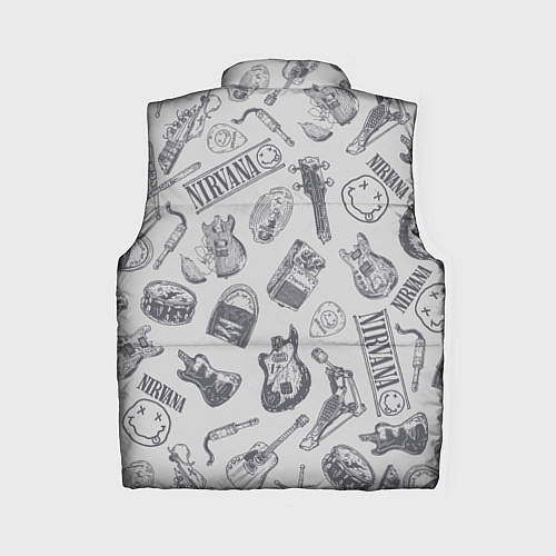Женский жилет Nirvana crash / 3D-Светло-серый – фото 2