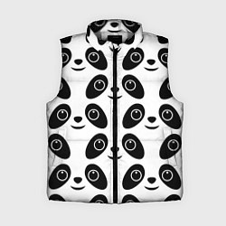 Женский жилет Panda bing dun dun, цвет: 3D-светло-серый