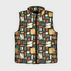 Женский жилет Узор штрихованный