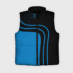 Женский жилет Синие полоски