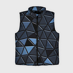 Женский жилет Серые треугольники