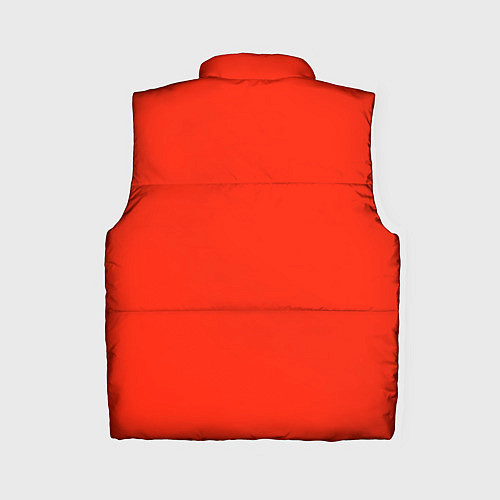 Женский жилет Влюблённые кошки на красном фоне / 3D-Черный – фото 2