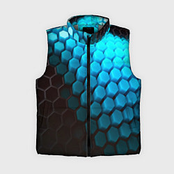 Женский жилет Abstraction neon blue