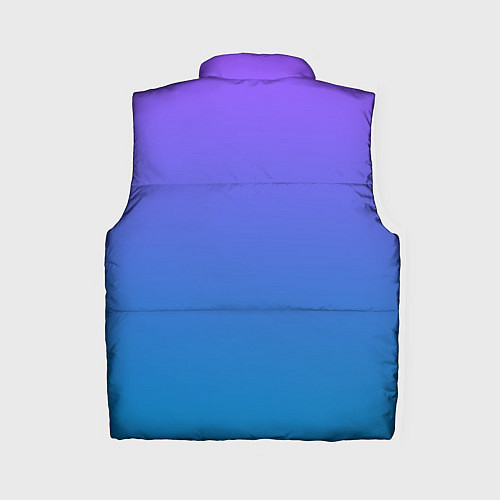 Женский жилет Фиолетовый рассвет / 3D-Черный – фото 2