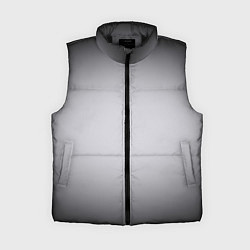 Женский жилет Серебристый градиент, цвет: 3D-черный
