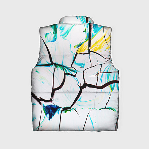 Женский жилет Абстракция лед / 3D-Светло-серый – фото 2