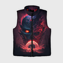 Женский жилет Планета демонов, цвет: 3D-красный