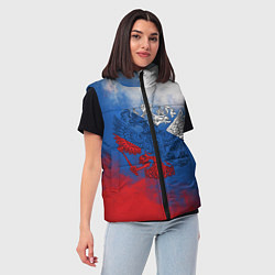 Женский жилет Триколор градиент, цвет: 3D-светло-серый — фото 2