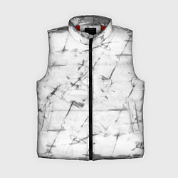 Женский жилет Серый трещины тай-дай