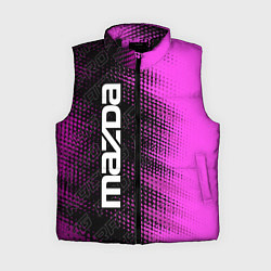 Женский жилет Mazda pro racing: по-вертикали, цвет: 3D-черный