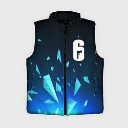 Женский жилет Rainbow Six взрыв частиц, цвет: 3D-черный