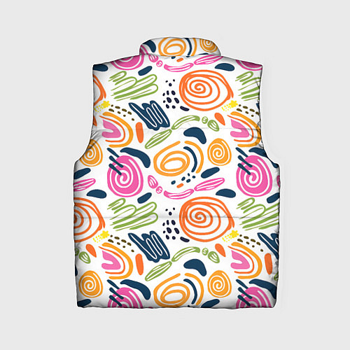 Женский жилет Геометрический паттерн / 3D-Черный – фото 2