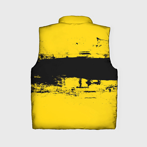 Женский жилет Черно-желтая полоса Cyberpunk 2077 / 3D-Черный – фото 2