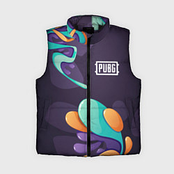 Женский жилет PUBG graffity splash, цвет: 3D-черный