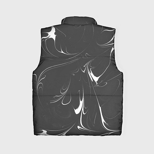 Женский жилет Черно-белый узор / 3D-Красный – фото 2