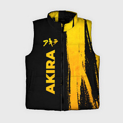 Женский жилет Akira - gold gradient: по-вертикали, цвет: 3D-черный