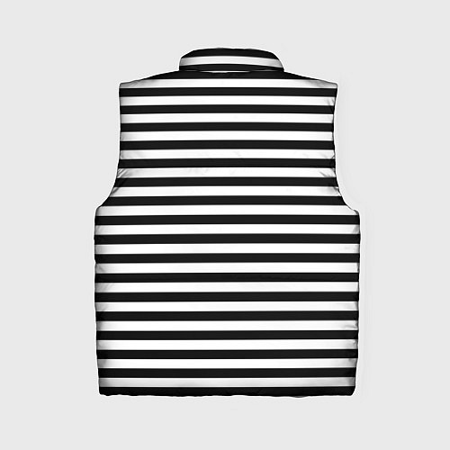 Женский жилет Тельняшка черная Подводного флота ВМФ / 3D-Светло-серый – фото 2