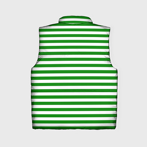 Женский жилет Тельняшка зеленая Пограничных войск / 3D-Красный – фото 2