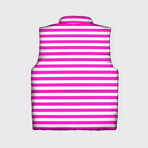 Женский жилет Ярко-розовые полосы / 3D-Красный – фото 2