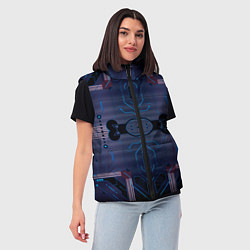 Женский жилет Электросхема, цвет: 3D-красный — фото 2