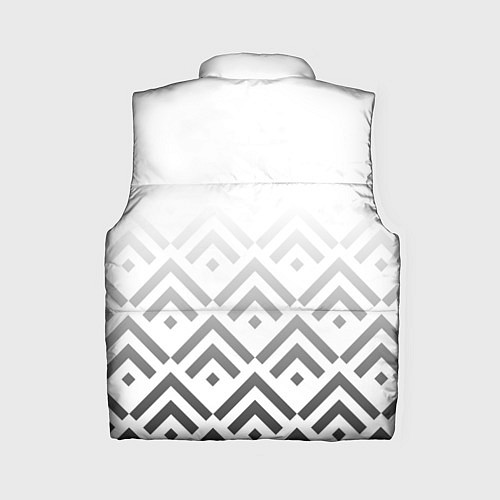 Женский жилет BMW m power - белый / 3D-Черный – фото 2