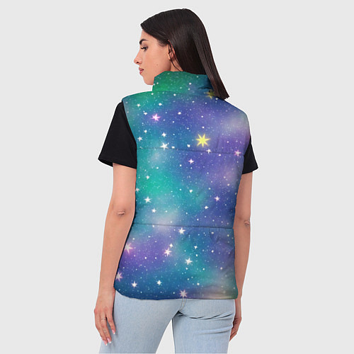 Женский жилет Космическое сияние волшебное / 3D-Красный – фото 4