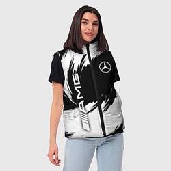 Женский жилет Mercedes benz - white color, цвет: 3D-светло-серый — фото 2