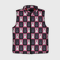 Женский жилет Ребенок идола - Кролики паттерн