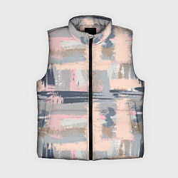Женский жилет Абстрактная пастель, цвет: 3D-светло-серый