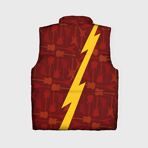 Женский жилет The Neighbourhood гитары и молния / 3D-Черный – фото 2