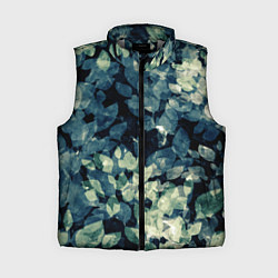 Женский жилет Темные листья