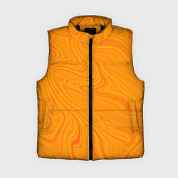 Женский жилет Абстракция оранжевый