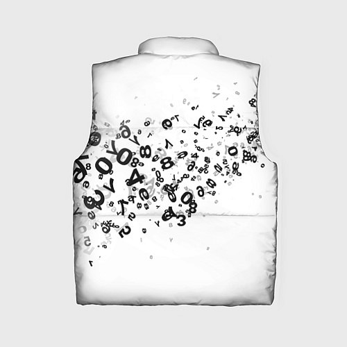 Женский жилет Цифровой дым / 3D-Черный – фото 2