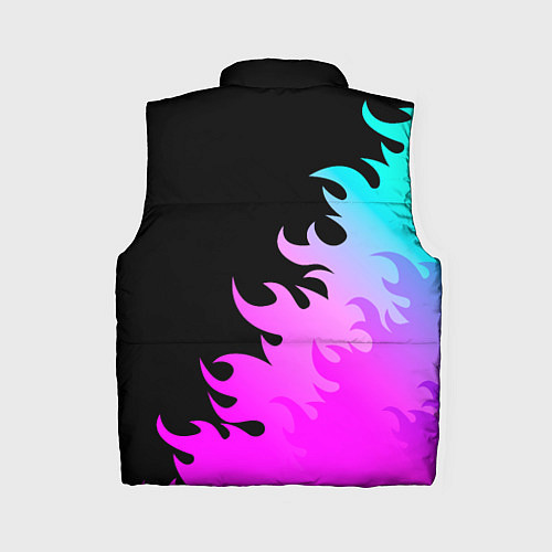 Женский жилет Garbage неоновый огонь / 3D-Черный – фото 2