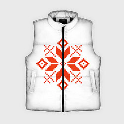 Женский жилет Удмуртский узор, цвет: 3D-черный